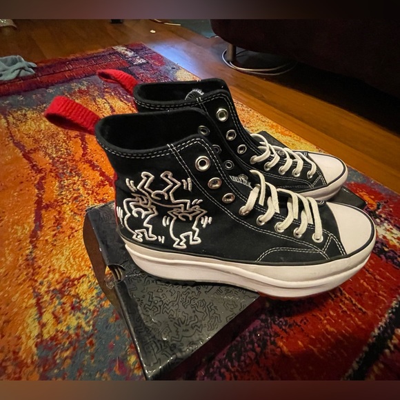 Converse Other - Kieth Haring x Converse Limit Edition Platform High Tops
